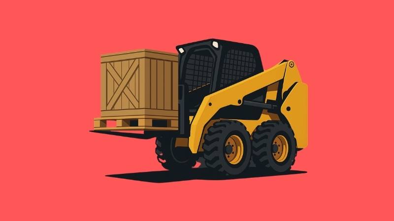 Fork Attachment for Skid Steer