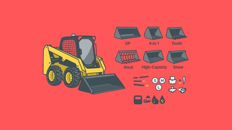 Skid Steer Bucket Sizing Types And Buying Guide