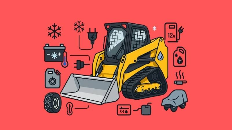 Skid Steer Cold Weather Operation and Winterization