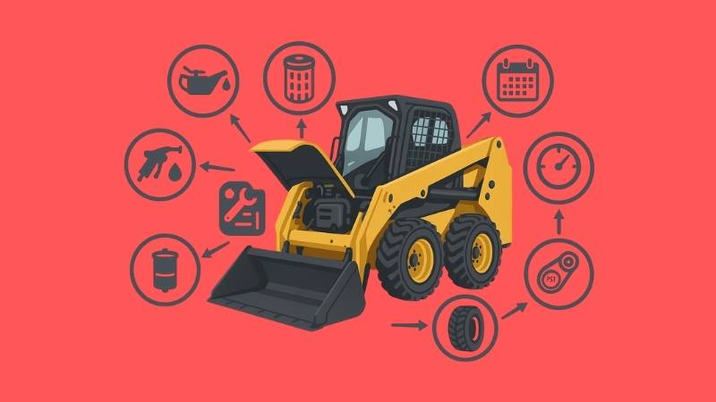 Skid Steer Preventive Maintenance and Service