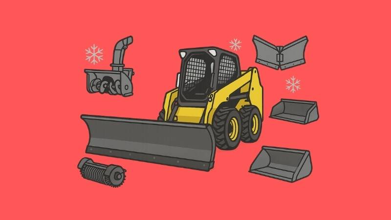 Snow Attachments for Skid Steers